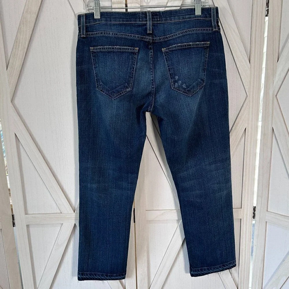 Current/Elliot The Cropped Straight Raw Hem Jeans - Picture 5 of 10
